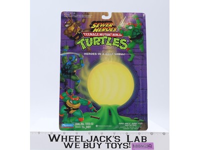 Super Mike Cardback 1994 Sewer Heroes Teenage Mutant Ninja Turtles TMNT Figure