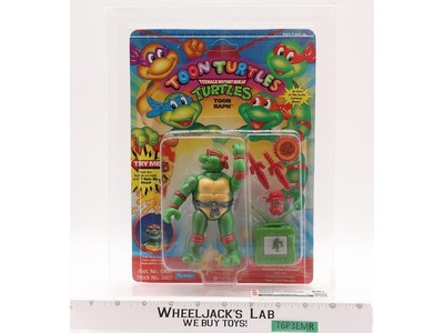 Toon Raph CAS GRADED 80+ 80/90/95 TMNT Toon Turtles 1993 Playmates Figure NEW