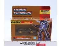 Tracks W/ Box & Insert CLASSIC G1 Transformers Hasbro 1990 Vintage Action Figure