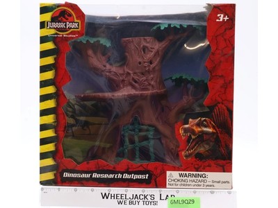 Jurassic Park Dinosaur Research Outpost Set W/Box & Inssert Universal Studios