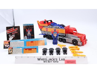 Optimus Prime Armored Convoy Action Masters 100% Complete G1 Transformers