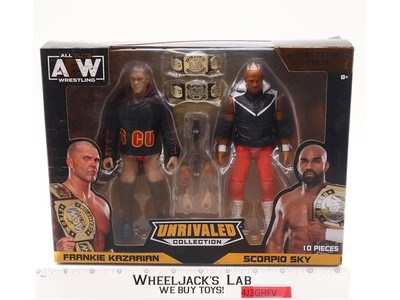 Frankie Kazarian Scorpio Sky AEW All Elite Wrestling Unrivaled Jazwares NEW MISB