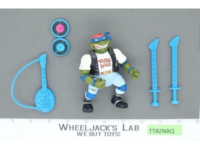 Classic Rocker Leo 100% Complete Teenage Mutant Ninja Turtle TMNT 1991 Playmates