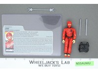 Jinx V1 RED BACK CARD 100% Complete 1987 G.I. Joe Hasbro Vintage Action Figure