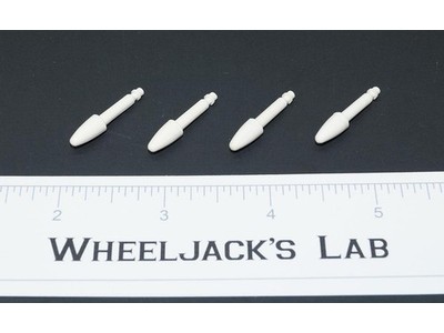 Tracks 4x Missiles Rockets Vintage Hasbro G1 Transformers 1985 Action Figure