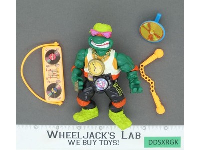 Rappin' Mike Teenage Mutant Ninja Turtles TMNT 1991 Playmates Vintage Figure