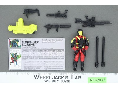Crimson Guard Commander V1 Complete G.I. Joe 1993 Hasbro Vintage Action Figure