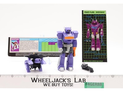 Shockwave Action Masters 100% Complete Vintage 1989 G1 Transformers Hasbro NM