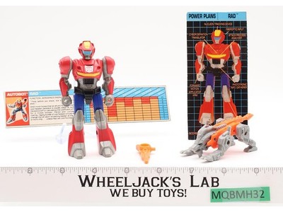 Action Masters Rad W/Lionizer 100% Complete 1990 G1 Transformers Vintage Figure