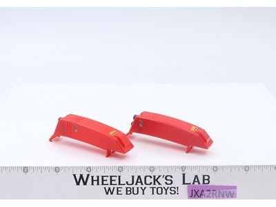 Jetfire Forearm Guards Armor Pair STICKERED Vintage 1985 G1 Transformers Figure