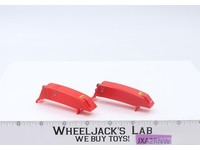 Jetfire Forearm Guards Armor Pair STICKERED Vintage 1985 G1 Transformers Figure