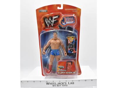 Kurt Angle WWF WWE Signature Jams  Jakks Pacific 2001 Action Figure