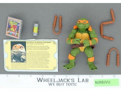 Movie Star Mike Teenage Mutant Ninja Turtle 1992 Playmates Vintage Action Figure