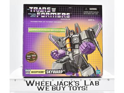 Skywarp Commemorative Series IV NEW Reissue G1 Transformers Hasbro Action Figure