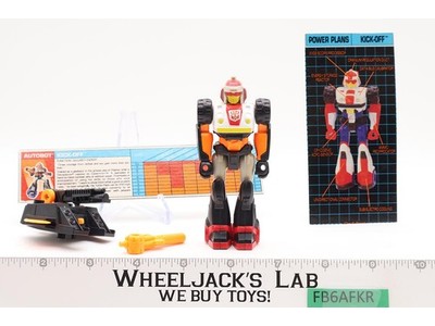 Action Masters Kick-Off 100% Complete 1990 G1 Transformers Vintage Action Figure