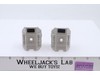 Metroplex Knee Cap Leg Covers Pair STICKERED 1985 Vintage G1 Transformers