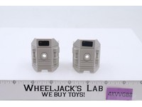 Metroplex Knee Cap Leg Covers Pair STICKERED 1985 Vintage G1 Transformers