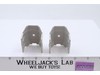 Metroplex Knee Cap Leg Covers Pair STICKERED 1985 Vintage G1 Transformers