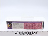 Kickback Action Figure Tech Spec 1985 Vintage Hasbro G1 Transformers