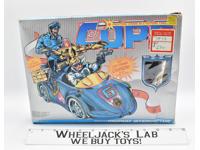 Squad Car Interceptor W/Roadblock Original Box Cops N Crooks C.O.P.S. Vintage