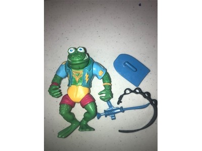 Genghis Frog Teenage Mutant Ninja Turtles TMNT 1989 Playmates Vintage Figure
