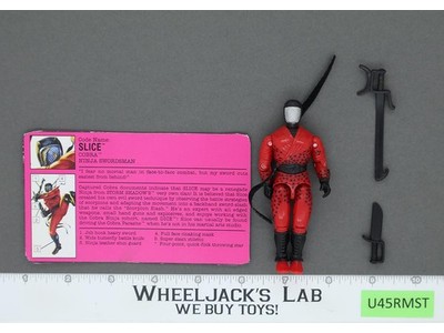 Slice V1 100% Complete G.I. Joe 1992 Hasbro Vintage Action Figure