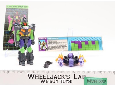 Banzai-Tron Action Master 100% Complete 1990 G1 Transformers Action Figure