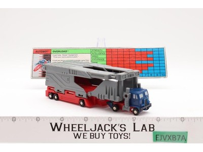 Overload Micromaster 100% Complete 1989 Vintage G1 Transformers Action Figure