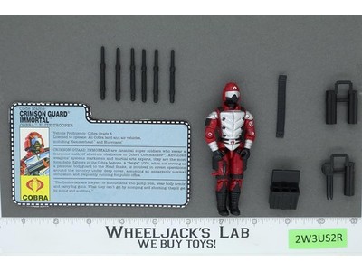 Crimson Guard Immortal V1 100% Complete G.I. Joe 1991 Hasbro Vintage Figure