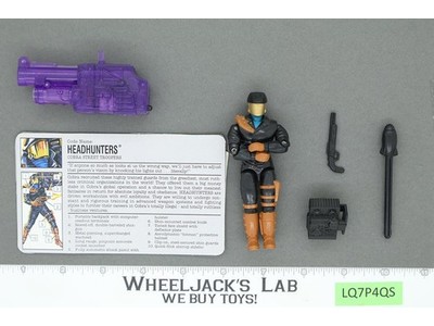 Headhunters V1 100% Complete 1992 G.I. Joe Hasbro Vintage Action Figure