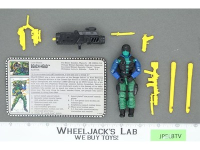 Beach Head V1 100% Complete G.I. Joe 1986 Hasbro Vintage Action Figure