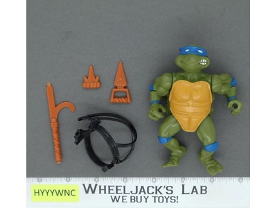Leonardo HARD HEAD Teenage Mutant Ninja Turtles 1988 Playmates Vintage Figure