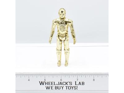 C-3PO #1 100% Complete Star Wars Vintage Kenner 1977 Action Figure No Repro