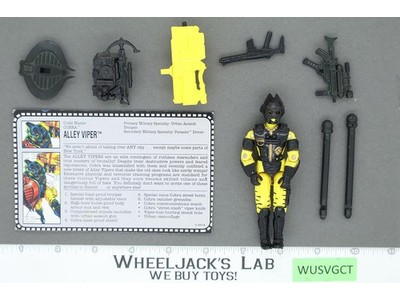 Alley Viper V2 100% Complete 1993 G.I. Joe Hasbro Vintage Action Figure