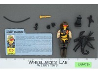 Desert Scorpion V1 100% Complete G.I. Joe 1991 Hasbro Vintage Action Figure