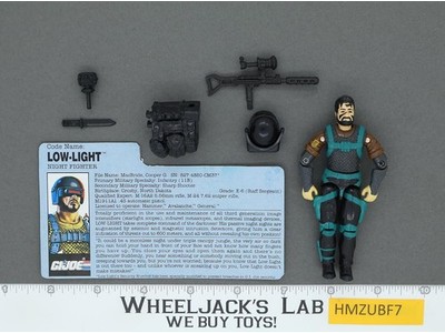 Low-Light V3 100% Complete G.I. Joe 1991 Hasbro Vintage Action Figure
