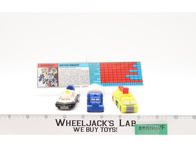 Metro Squad Micromaster 100% Complete 1990 G1 Transformers Vintage