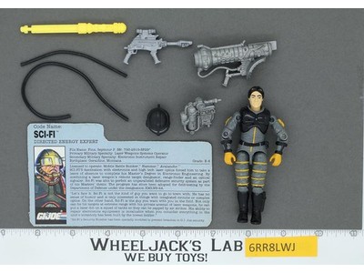 Sci-fi V2 100% Complete G.I. Joe 1991 Hasbro Vintage Action Figure