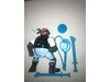Classic Rocker Leo Teenage Mutant Ninja Turtle TMNT 1991 Playmates Action Figure