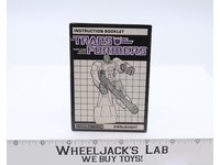 Onslaught Action Figure Vintage Instruction Manual Booklet 1985 G1 Transformers