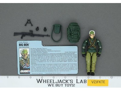 Big Ben V1 100% Complete 1991 G.I. Joe Hasbro Vintage Action Figure