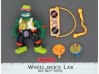 Rappin' Mike 100% Complete Teenage Mutant Ninja Turtle TMNT 1991 Playmates