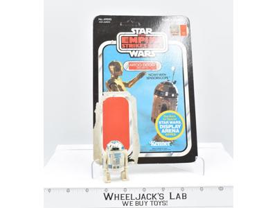 R2-D2 W/Pop-Up Sensor Scope W/Cardback Complete Star Wars 1980 No Repro