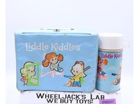 Liddle Kiddles BLUE Vinyl Lunch Box w/ Thermos 1968 King Seeley Thermos Co. Vtg
