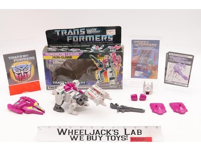 Hun-Gurrr 100% Complete W/Box 1987 G1 Transformers Vintage Figure