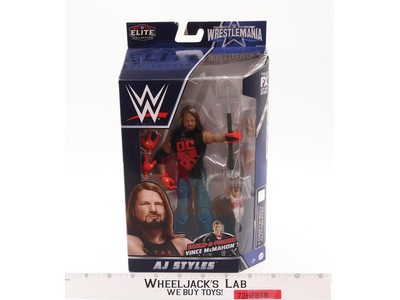 AJ Styles WWE Wrestlemania Elite Collection 2021 Mattel Figure NEW SEALED
