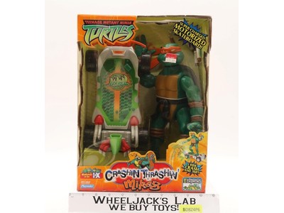 Crashin' Thrashin' Mikey TMNT 2004 Mattel Action Figure NEW SEALED