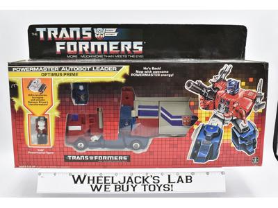 Powermaster Optimus Prime MIB 100% Complete 1988 Vintage Hasbro G1 Transformers