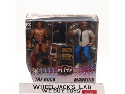 The Rock & Mankind WWE Elite Collection 2021 Mattel Action Figure NEW SEALED