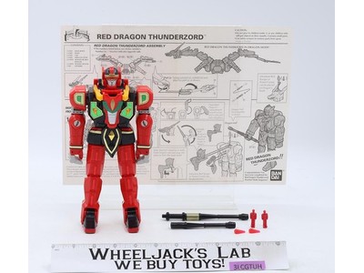Red Dragon Thunderzord 100% Complete Power Rangers 1994 Bandai Action Figure
